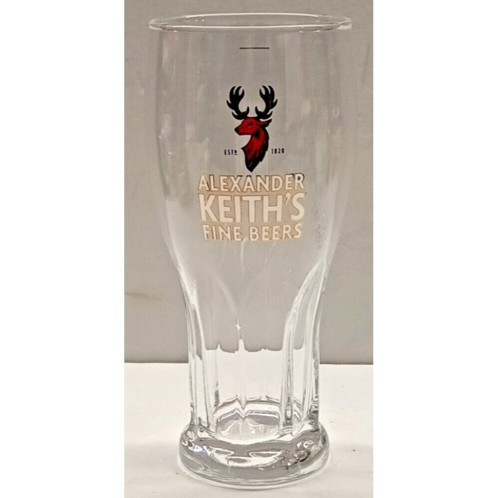 Alexander Keith India Pale Ale Beer Pint Glass Canada Nova Scotia